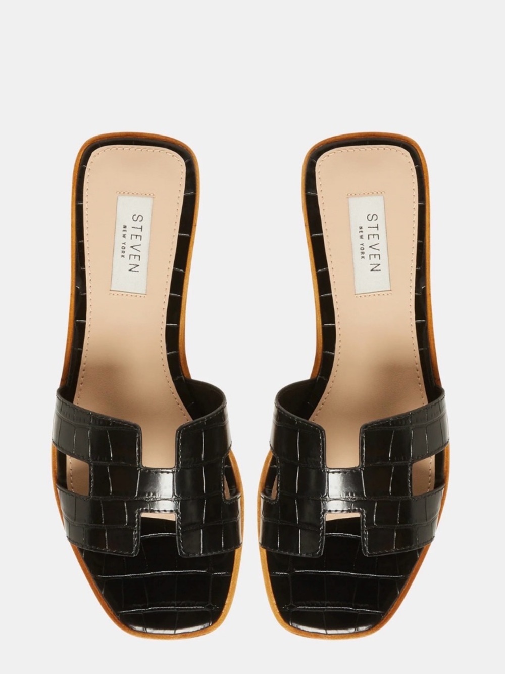 Steven By Steve Madden Black Sandals